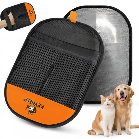 Pet Hair Removal Glove for Dogs & Cats, Pet Hair Remover Electrostatic Gloves Two-Way Brush Sticky Hair Remover Cat Hair Dog Hair Glover Grooming Removal Cleaningfor Clothing, Couch, Bed, Carpet, Car Seat