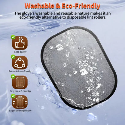 Pet Hair Removal Glove for Dogs & Cats, Pet Hair Remover Electrostatic Gloves Two-Way Brush Sticky Hair Remover Cat Hair Dog Hair Glover Grooming Removal Cleaningfor Clothing, Couch, Bed, Carpet, Car Seat