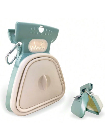 Pooper Scooper, Portable and Handheld Size for Walking Large and Small Dogs outside Yard or Travel Outdoors, Pup Poop Scoop With