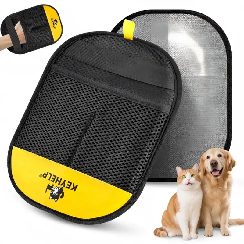 Pet Hair Removal Glove for Dogs & Cats, Pet Hair Remover Electrostatic Gloves Two-Way Brush Sticky Hair Remover Cat Hair Dog Hair Glover Grooming Removal Cleaningfor Clothing, Couch, Bed, Carpet, Car Seat